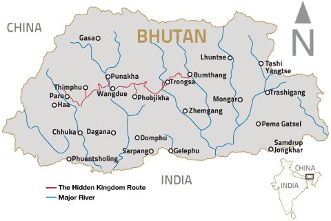 bhutanmap