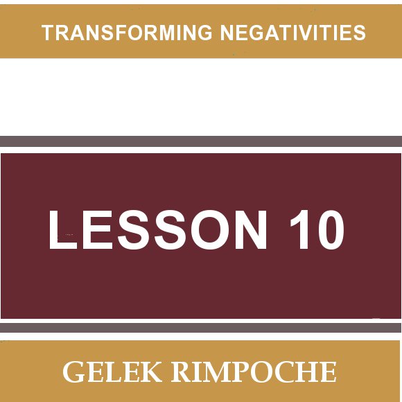 Lesson 10: Transforming Negativities