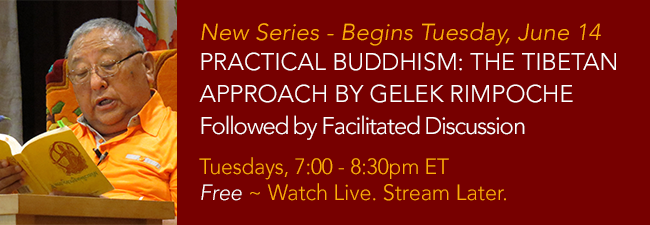 Practical Buddhism Tibetan Approach Gelek Rimpoche