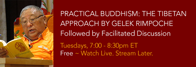 Practical Buddhism Tibetan Approach Gelek Rimpoche