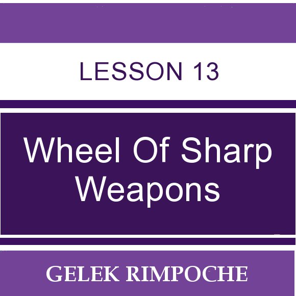 Wheel of Sharp Weapons: Lesson 13
